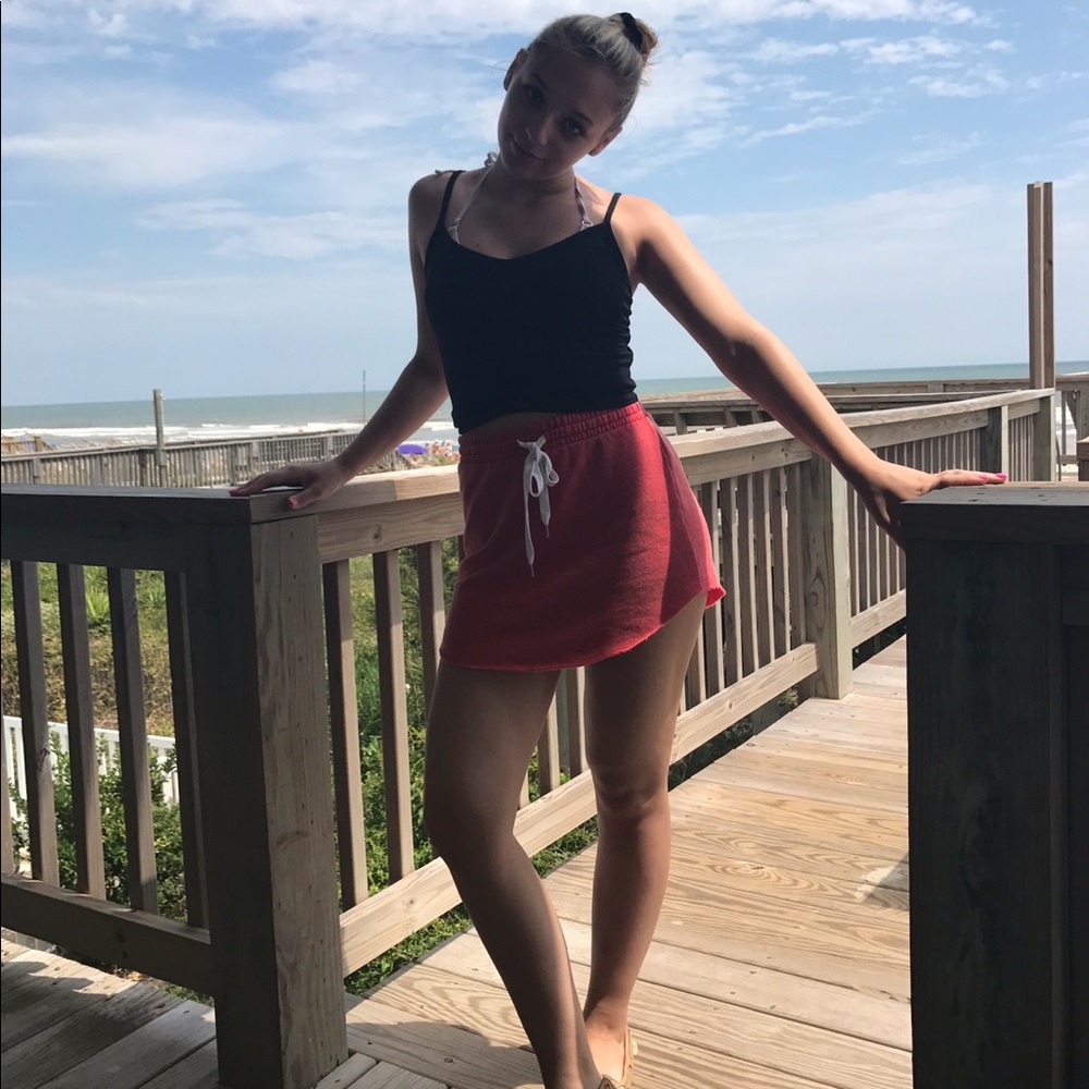 Terry cloth scarlet beach skirt ❤️💥🌊